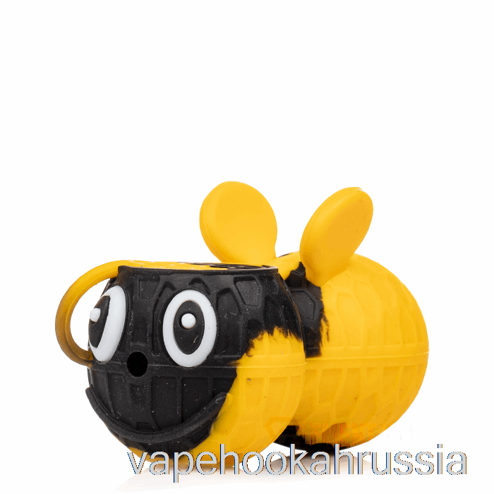 Vape Russia Stratus силиконовая ложка в форме пчелы с шиммером Sol (блестящий черный/желтый)
